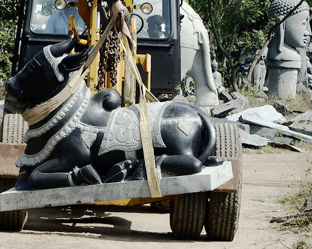 Art photography: Italo Giardina: Thiraviyam ( Independent contractor as stone garden: speciality, sacred iconographical animals)