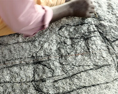 Art photography: Italo Giardina:N. Varatharajan (sculptor of traditional iconography at the stone garden)
