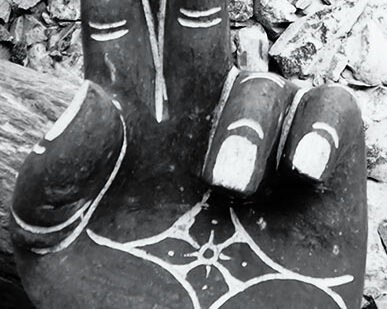 Art photography: Italo Giardina:N. Varatharajan (sculptor of traditional iconography at the stone garden)