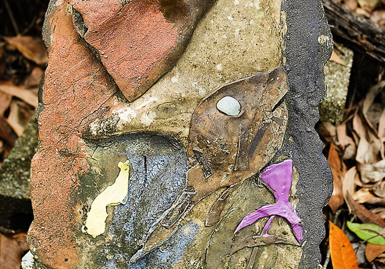 Mixed media cement. Cassowary plaque by Italo Giardina FNQ, Townsville, dry tropics gallery