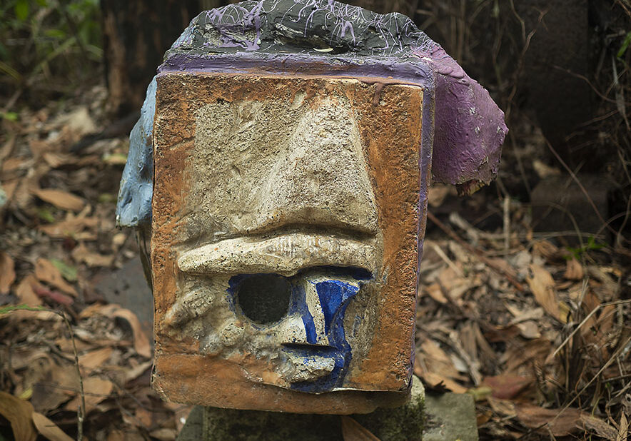 Mixed media cement. Cassowary plaque by Italo Giardina FNQ, Townsville, dry tropics gallery