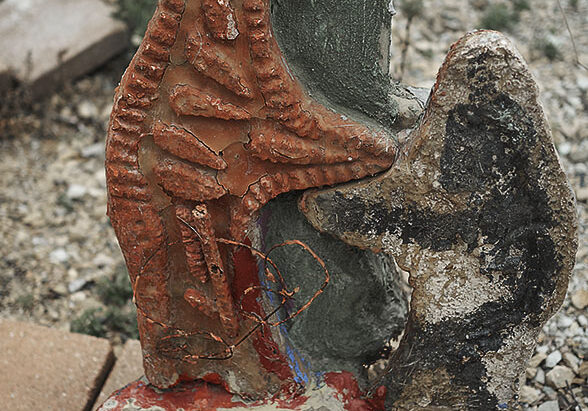 Mixed media cement. Cassowary plaque by Italo Giardina FNQ, Townsville, dry tropics gallery