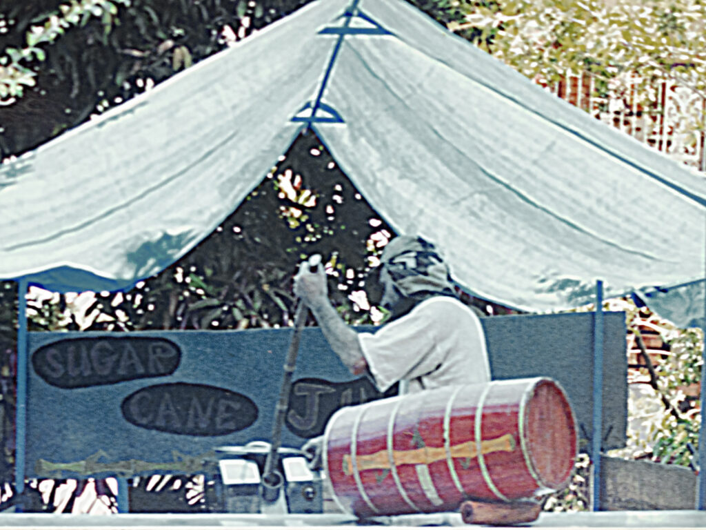 sugar cane stall
